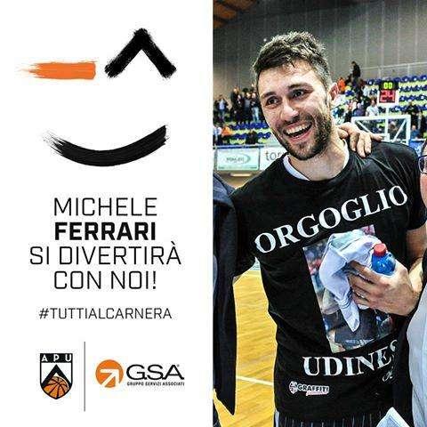 Apu Gsa, Ferrari rinnnova! Pedone: "Siamo molto contenti che sia rimasto con noi"