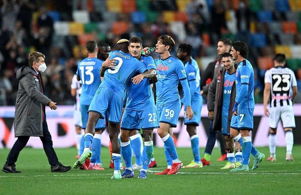 Napoli, allenamento mattutino in vista dell'Udinese