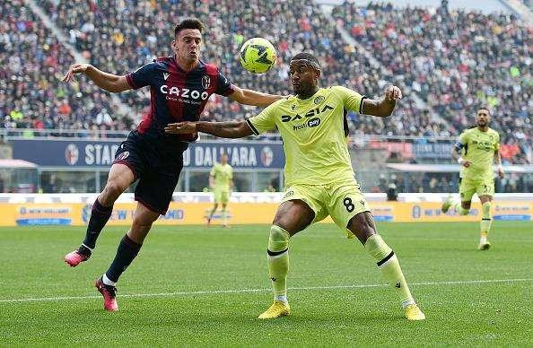 Udinese, giornata nera e crollo a Bologna nello scontro con i rossoblu