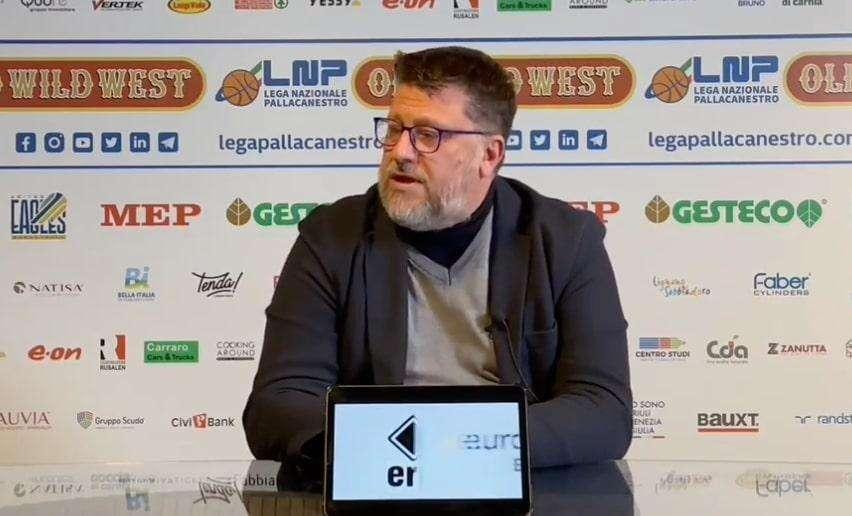 UEB Gesteco Cividale, Micalich: "Gli arbitri ci hanno mancato di rispetto. La squadra è forte e non deve demoralizzarsi"