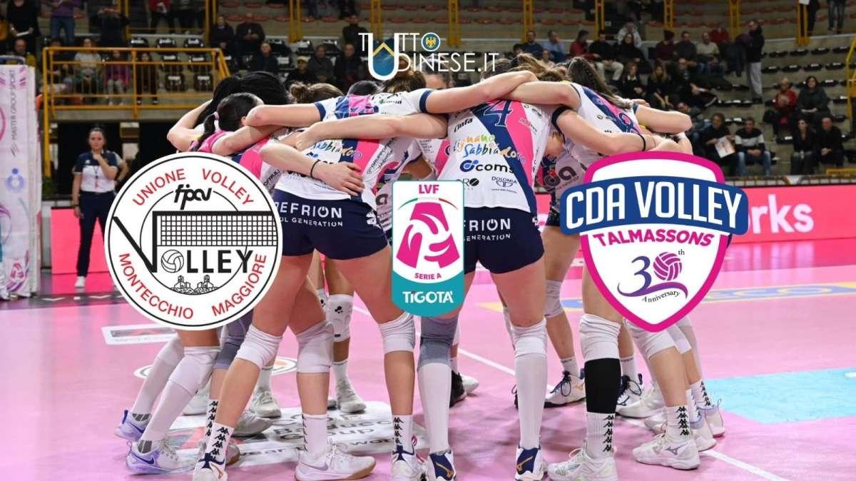 RELIVE Serie A2 Montecchio - CDA Talmassons 0-3 (20-25): la CDA conquista i tre punti