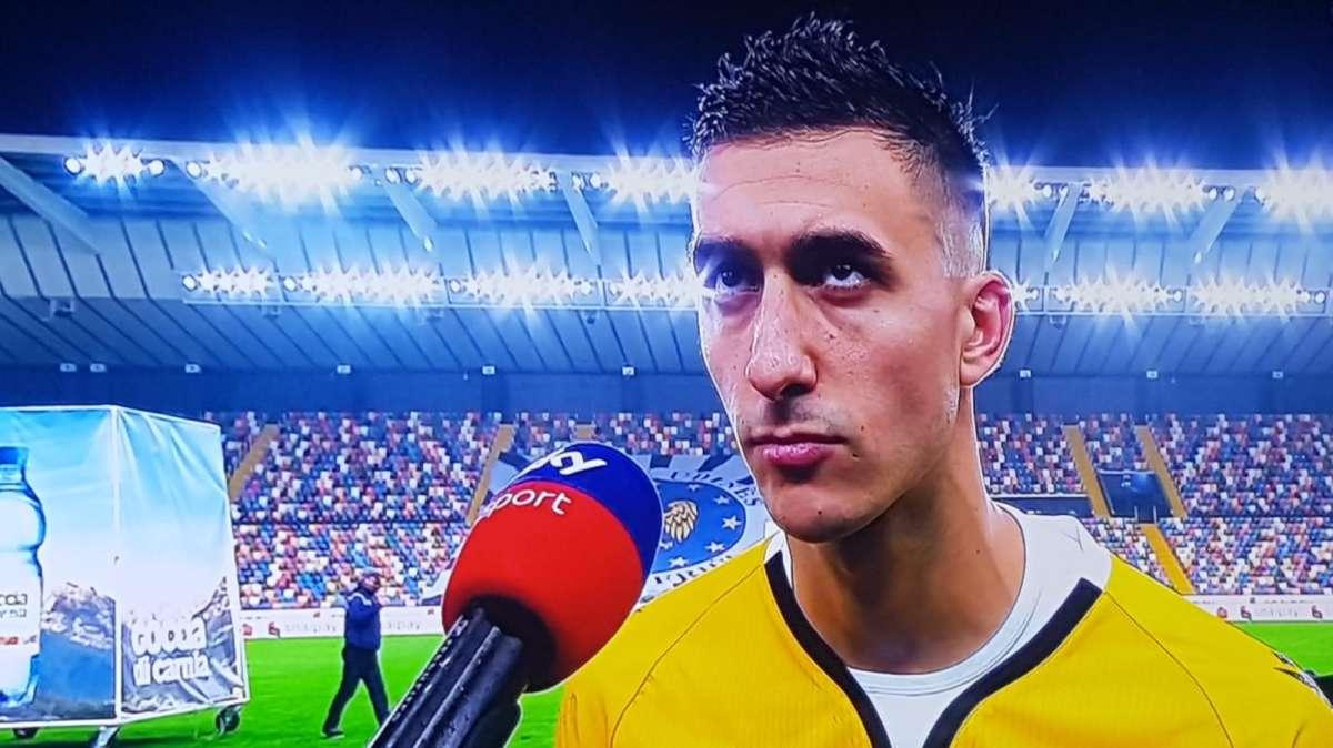 Musso al 45esimo: "Dobbiamo continuare così anche nel secondo tempo"