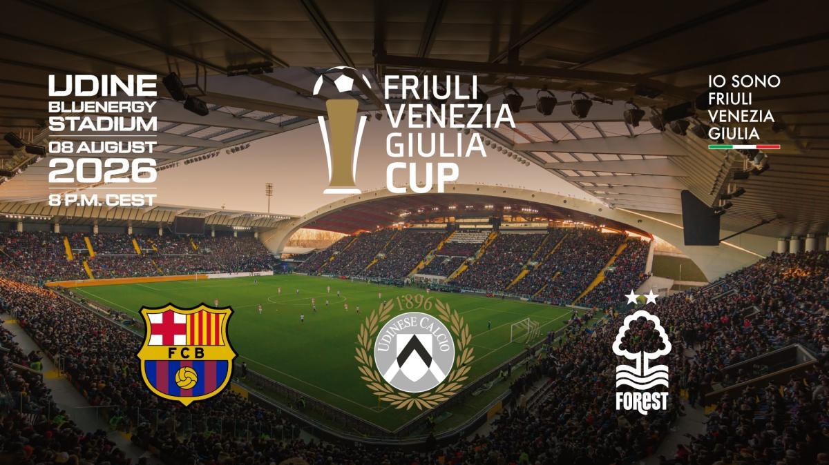 Udinese, nasce la Friuli Venezia Giulia Cup: triangolare di prestigio con Barcellona e Nottingham Forest