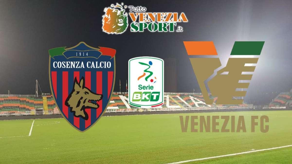 RELIVE SERIE B: Cosenza-Venezia (1-1), finita, Lupi vicini anche al gol vittoria, Leoni che strappano un punto sofferto