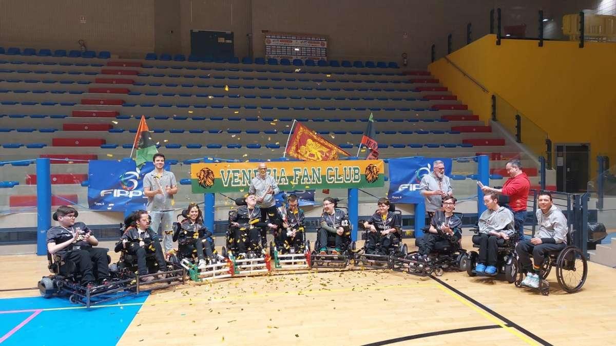 Venezia, la formazione di Powerchair Football vince la Supercoppa