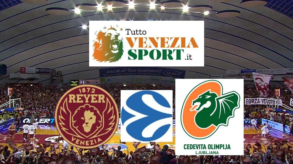 RELIVE EUROCUP Reyer Venezia-Olimpija Ljubljana (95-87) Con un super ultimo quarto Venezia stende Lubiana e ottiene una preziosa vittoria in Eurocup