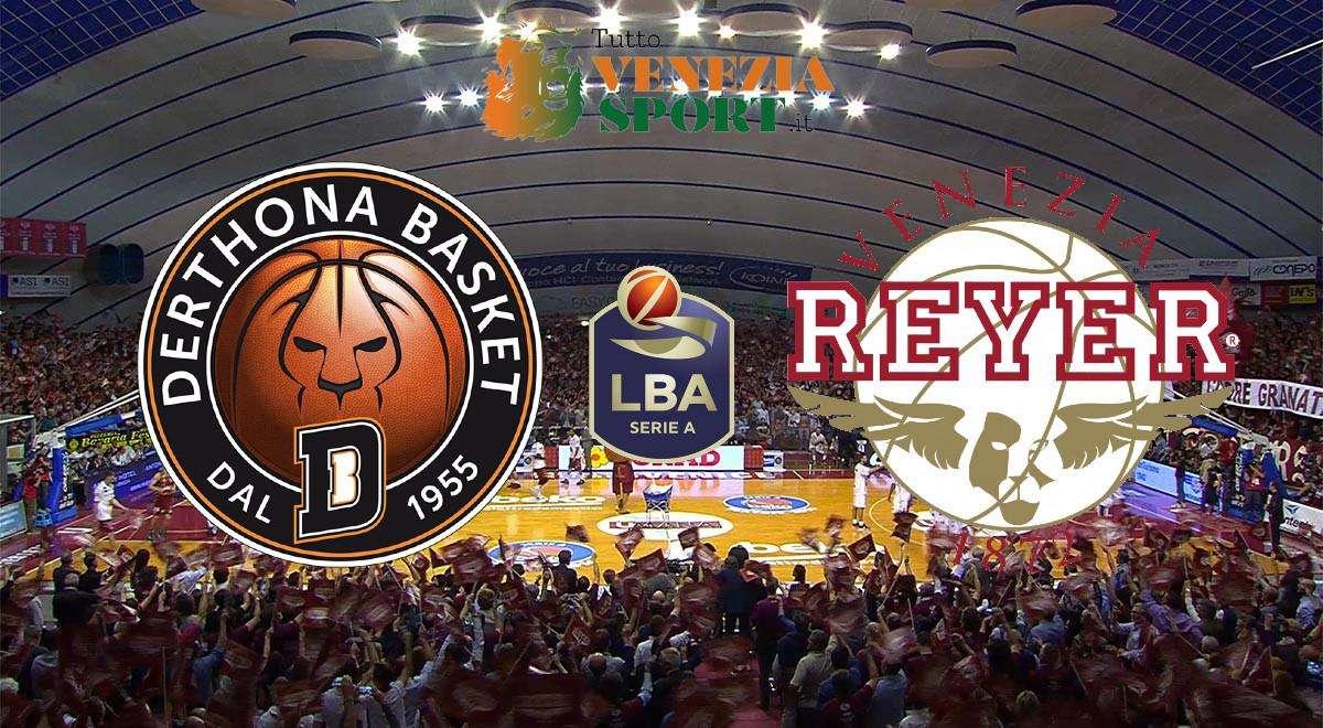 RELIVE PLAYOFF LBA - Derthona-Reyer (66-77) finita, gli orogranata vincono gara 1