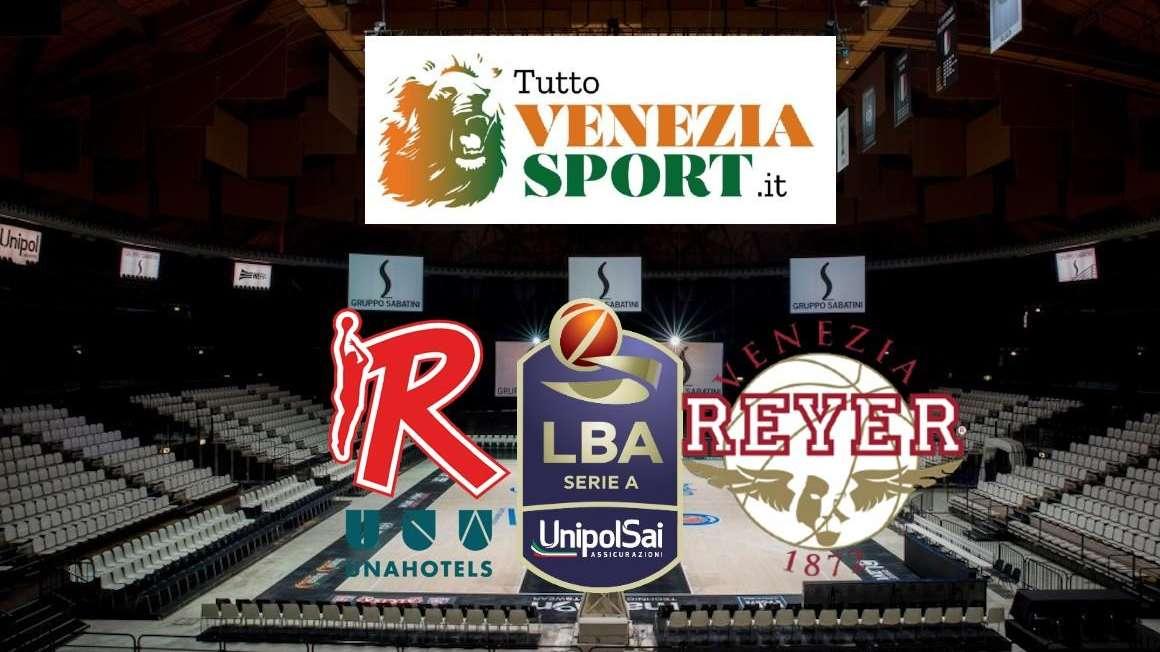 RELIVE LBA SERIE A1 Reggio Emilia-Reyer Venezia (78-85) La Reyer supera Reggio e la aggancia al quarto posto in classifica.