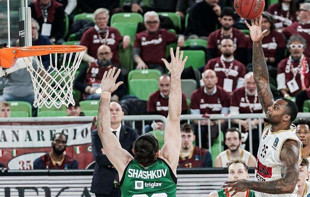 Olimpija-Reyer  93-104: la Reyer vince e prova a raggiungere il Prometey
