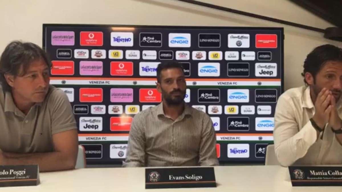 Soligo in dirigenza con Poggi e Collauto: "Sarà un uomo società", l'ex capitano: "Voglio essere una risorsa per il club"