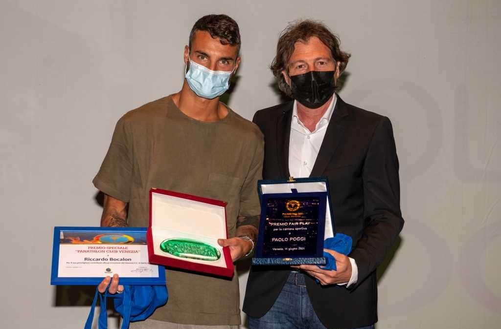 Poggi e Bocalon premiati entrambi l'altro ieri dal Panathlon 
