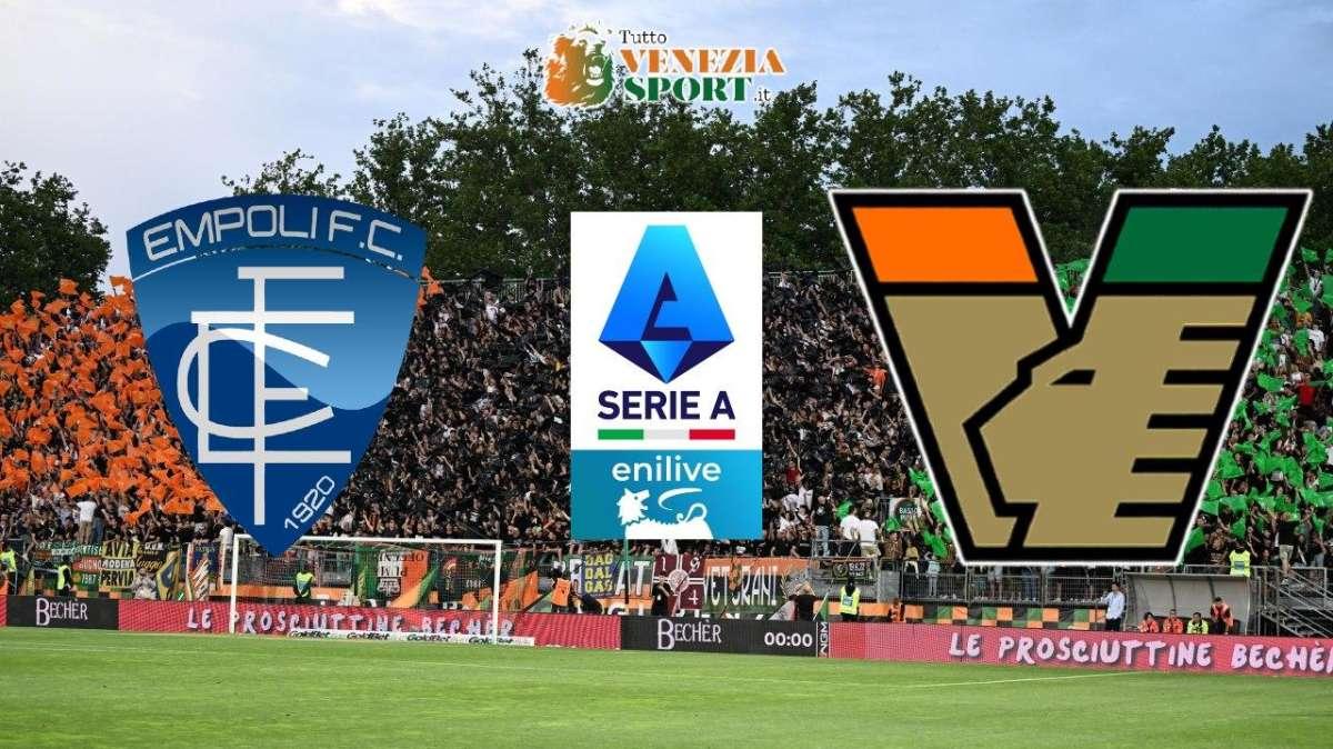 DIRETTA SERIE A, Empoli-Venezia (2-2): finita, un punto a testa