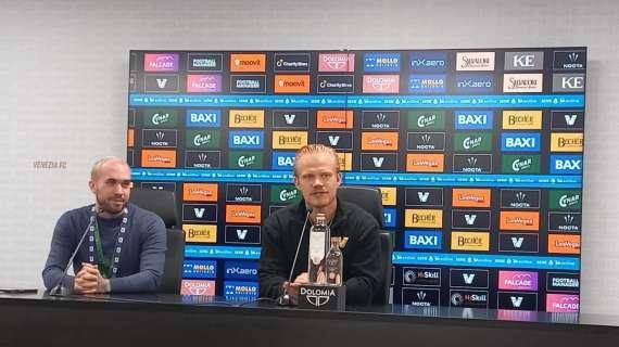 Venezia, Pohjanpalo in conferenza: "Siamo veramente arrabbiati, capiamo la reazione dei tifosi"