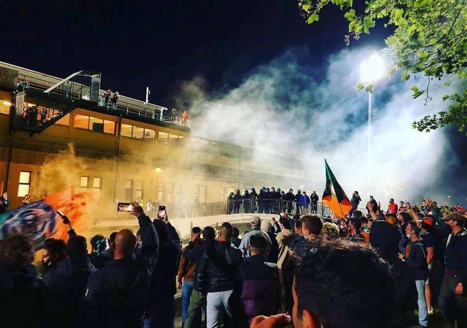 "Abbiamo un sogno nel cuore, la Serie A dell'Unione", Venezia-Cittadella 2-1, i canti dei tifosi