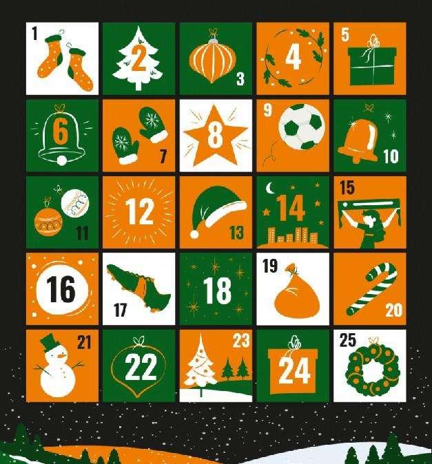 Il calendario dell’Avvento Arancioneroverde: ogni giorno una nuova sorpresa!