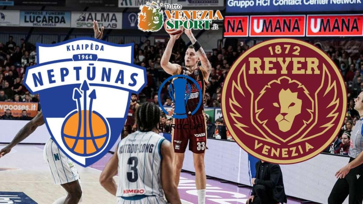 DIRETTA EUROCUP, Neptunas-Reyer Venezia 103-118: FINE PARTITA