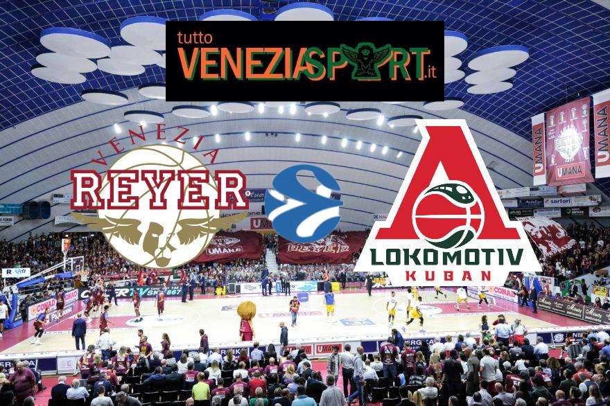 LIVE EUROCUP - Reyer-Kuban (66-61) " La Reyer non si ferma più 5 vittoria consecutiva in Eurocup" risultato finale
