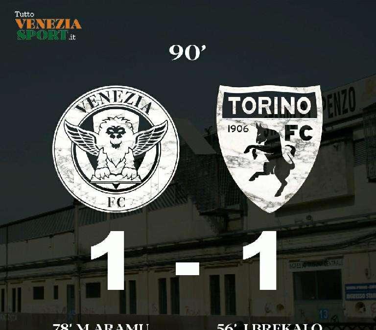 L'Opinione (Venezia-Torino 1-1) - C'è la prestazione, avversario importante, serve più cinismo!
