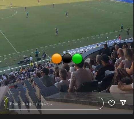 Venezia, Pohjanpalo in tribuna: Iceman incita i compagni anche via Instagram