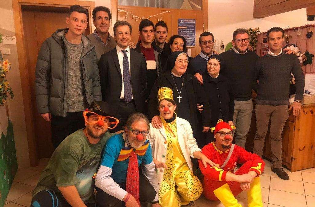 Venezia FC in visita a Casa Nazareth 