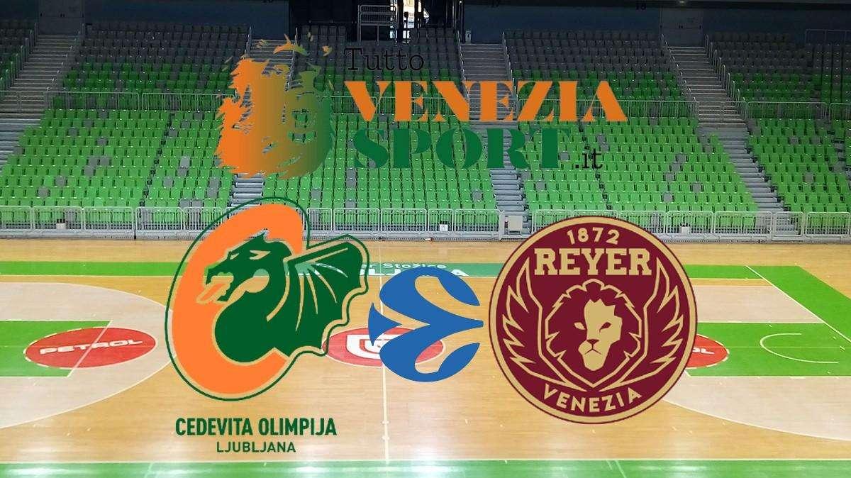 RELIVE Eurocup Olimpija Ljubljana-Reyer Venezia (93-65) Una Reyer senza energie cade a Lubiana 