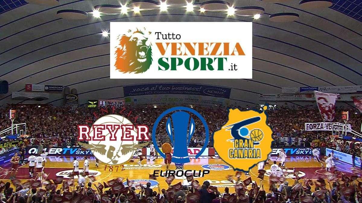 RELIVE EUROCUP Reyer Venezia-Gran Canaria (77-59) Una gloriosa Reyer domina contro Gran Canaria. Fine del match.