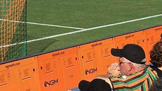 Venezia-Genoa, presente il presidente Niederauer con la moglie in Curva Sud