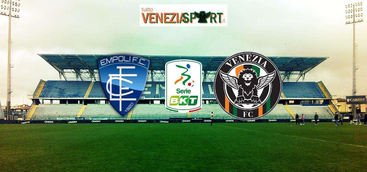 LIVE SERIE B - Empoli-Venezia (1-1), finisce qui, l'assedio veneziano riesce a portare un punto in laguna