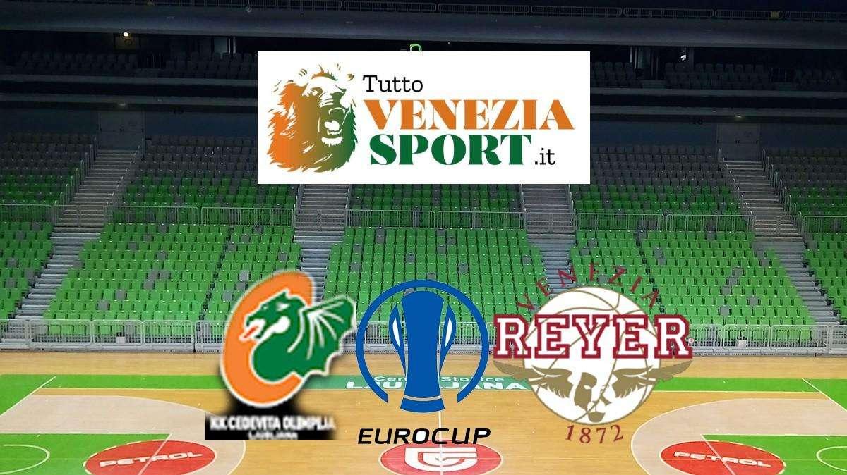 RELIVE EUROCUP Cedevita Lubiana-Reyer Venezia (105-90) Lubiana domina Venezia e si aggiudica il match