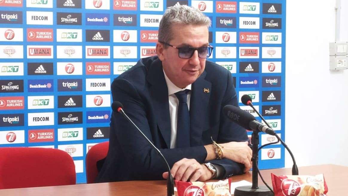 Coach De Raffaele commenta la sconfitta contro il Cedevita Olimpia Lubiana