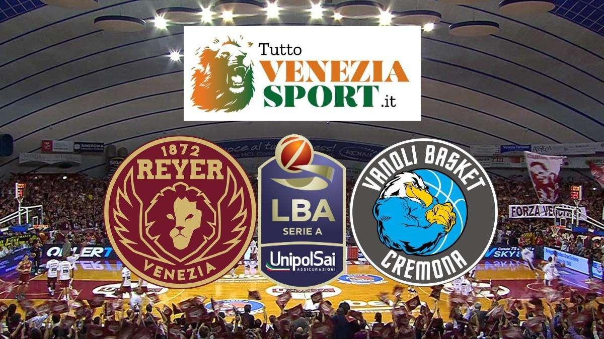 RELIVE Serie A LBA Reyer Venezia-Vanoli Cremona (79-76) La Reyer vince in volata contro la Vanoli Cremona. Fine del match