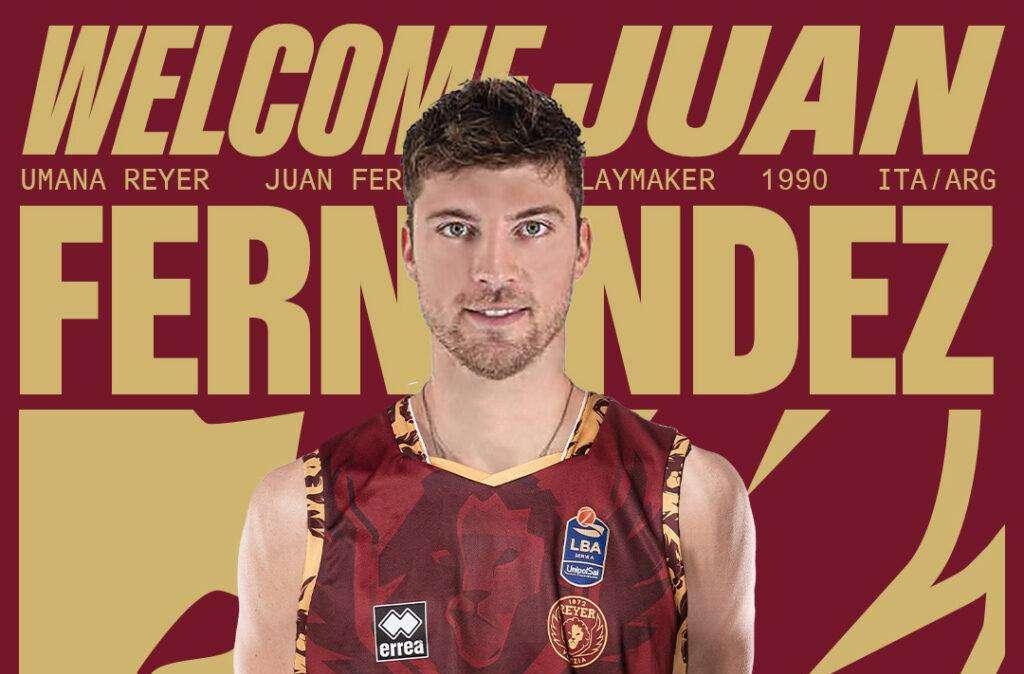 Reyer, ufficiale la firma di Juan "Lobito" Fernandez 