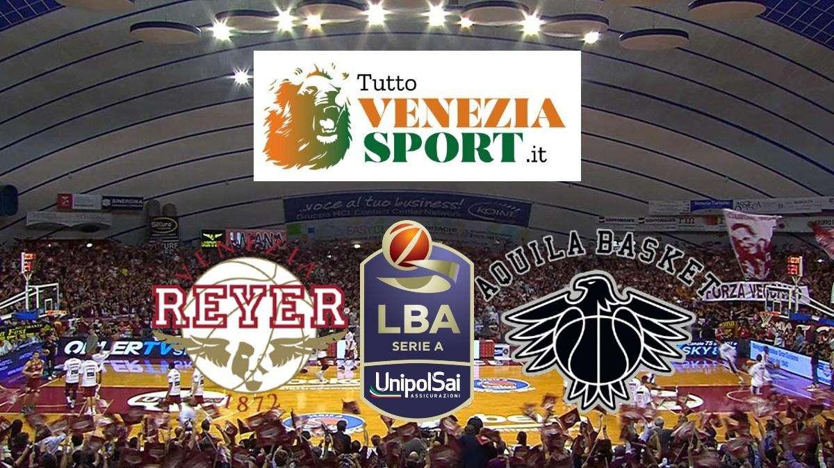 RELIVE LBA SERIE A1 Reyer-Trento (72-65) La Reyer vince anche contro Trento e continua la scalata alla classifica. 
