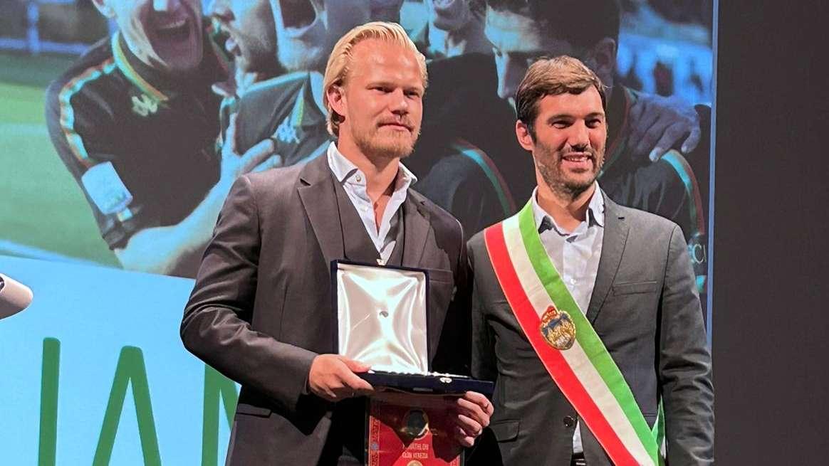 Venezia, Pohjanpalo premiato in occasione del 14º Panathlon Day
