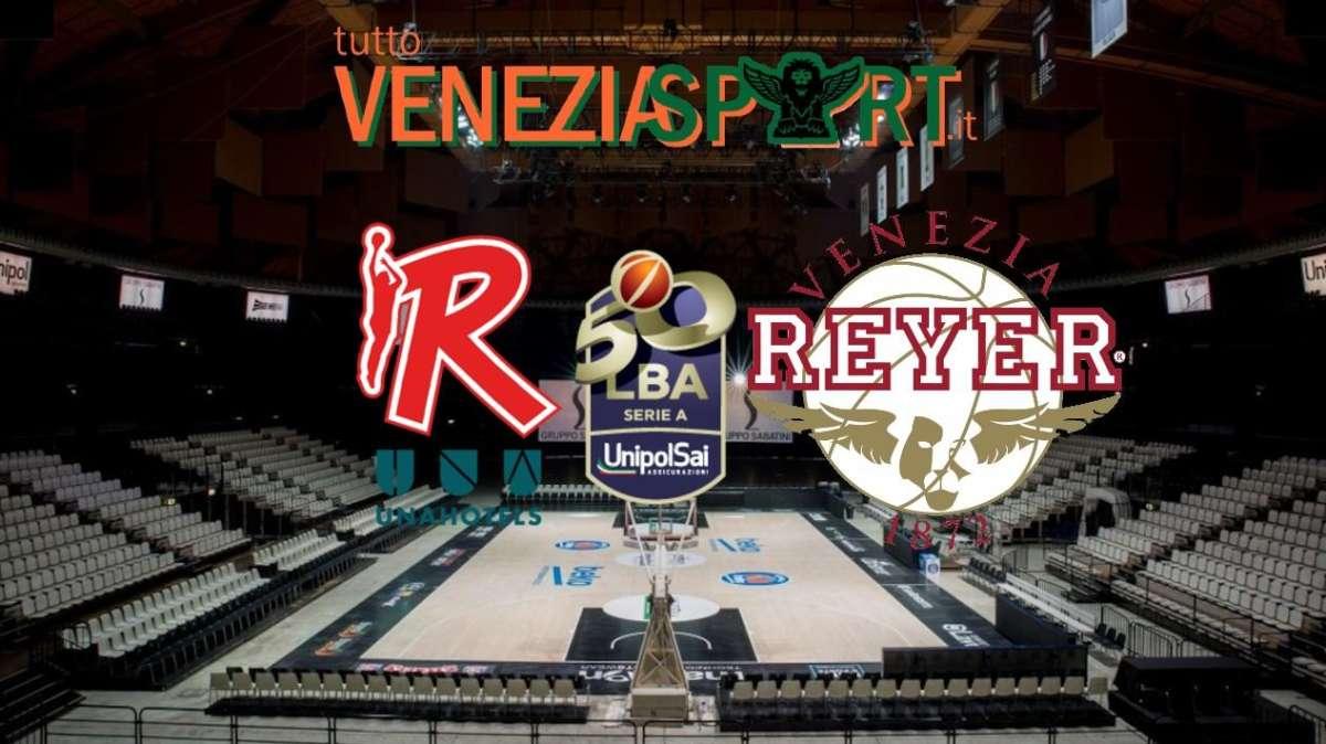 RELIVE SERIE A1 Reggio Emilia-Reyer (65-71) La Reyer batte Reggio e si riprende il quarto posto. fine del match 