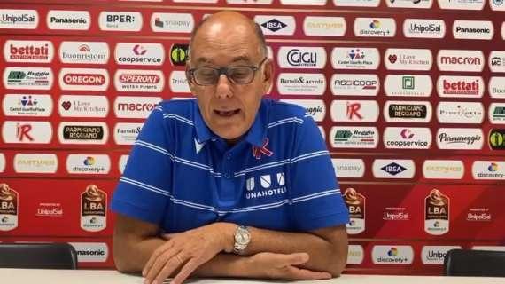 Attilio Caja: "Abbiamo fatto una partita di grande coraggio, intensità e applicazione."