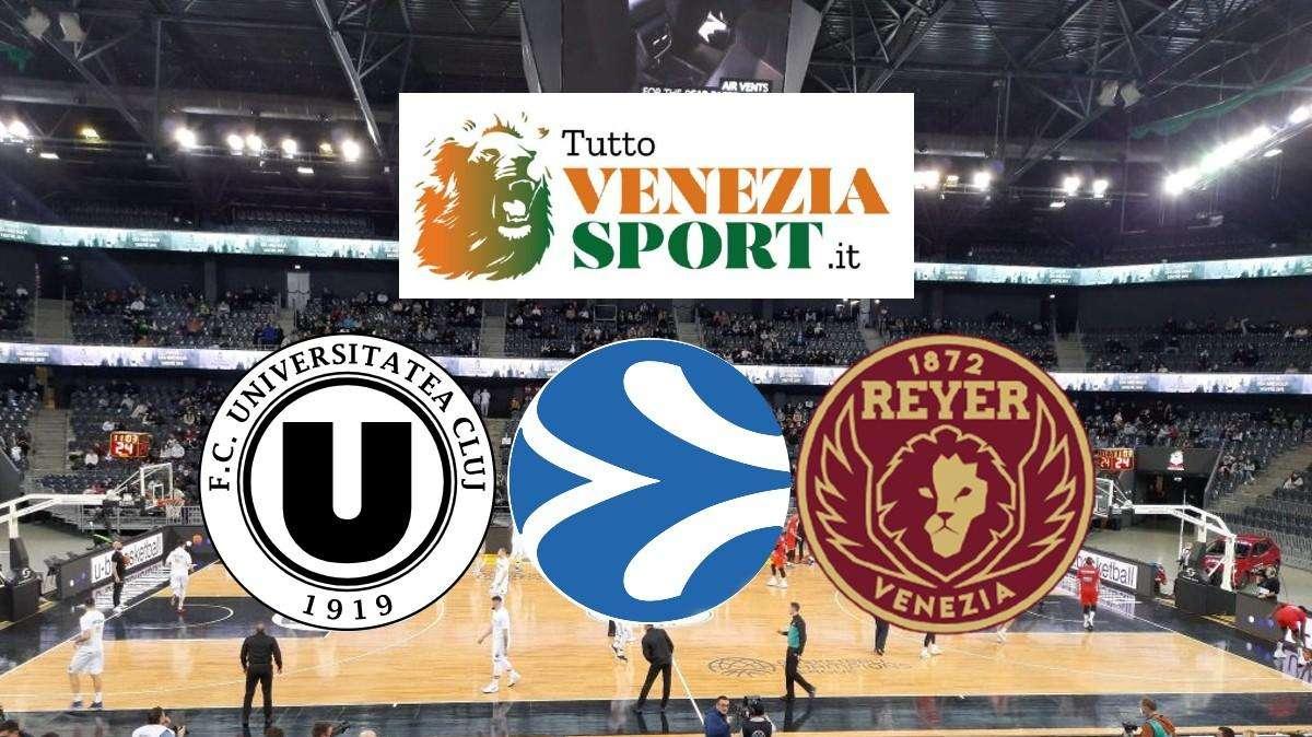 La Reyer Venezia batte il Cluj 80-85 e trova il primo successo stagionale in Eurocup