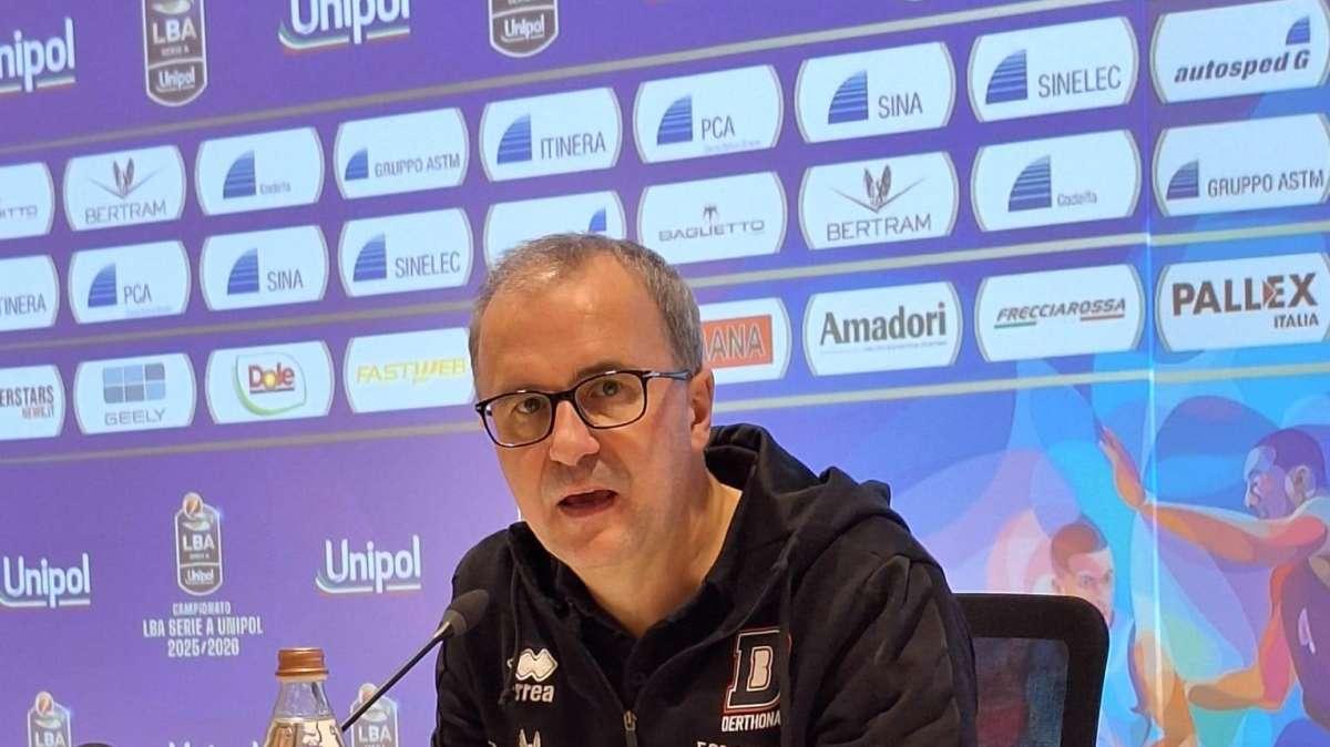 Tortona, Fioretti: "Soddisfatto di questa vittoria arrivata dopo una partita durissima"