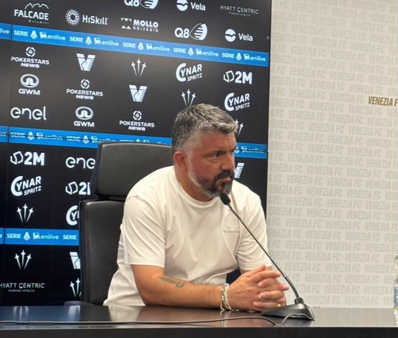 Lazio, Gattuso: "Nel primo tempo il Venezia poteva essere sopra 2-0"