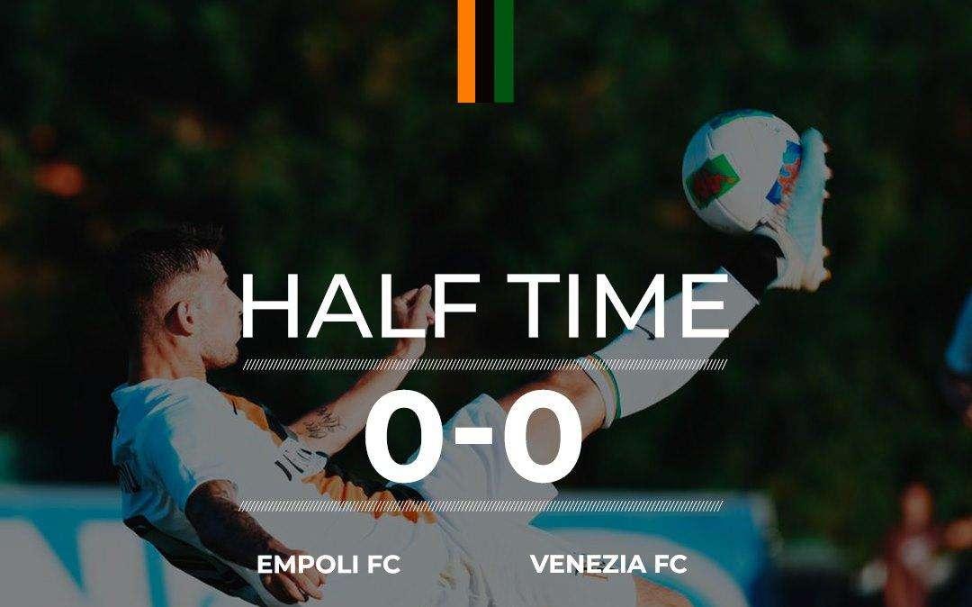 Venezia-Empoli, FINE PRIMO TEMPO, è pareggio a reti bianche