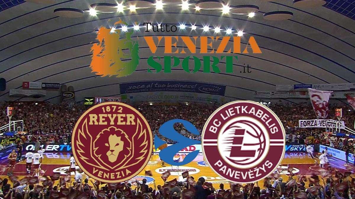 RELIVE Eurocup Reyer Venezia-Lietkabelis Panevezys (91-77) Venezia vince avvicina la qualificazione ai Playoff di Eurocup