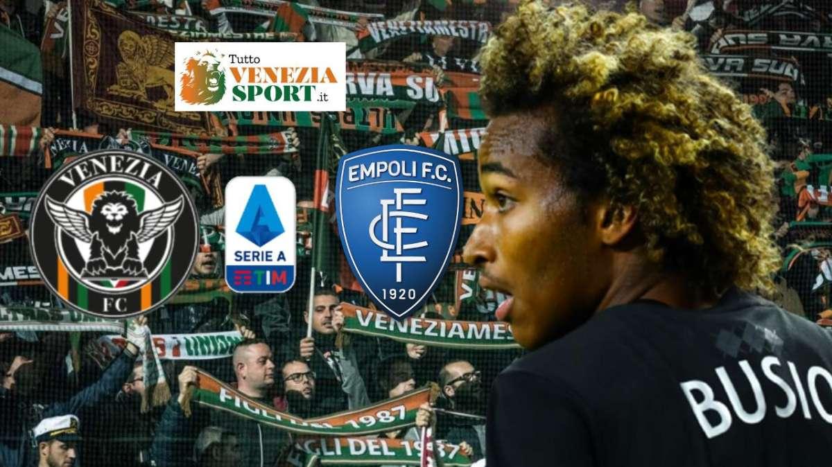 RELIVE SERIE A - Venezia-Empoli (1-1) finita, un tempo a testa, finisce in parità