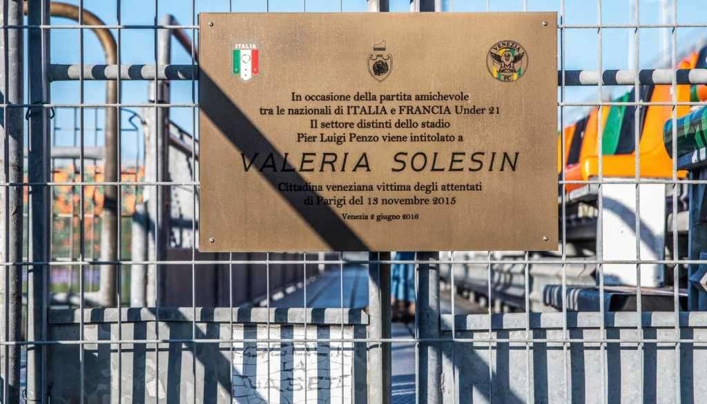 Venezia e Club Alta Marea domani al Penzo in memoria di Valeria Solesin 