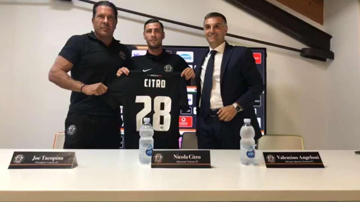 Il video di benvenuto del Venezia a Nicola Citro