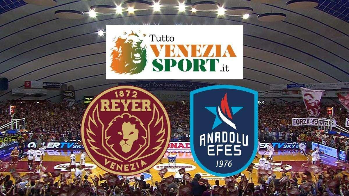 Amichevole Reyer Venezia-Anadolu Efes (85-82) La Reyer si aggiudica l'amichevole di prestigio contro l'Anadolu Efes. Fine del match 