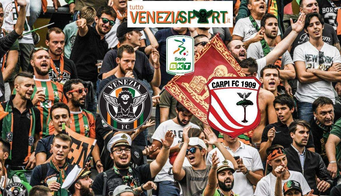 RELIVE SERIE B - Venezia-Carpi (1-1), secondo tempo con piglio migliore, ma non basta ai Leoni, Colombi salva i suoi