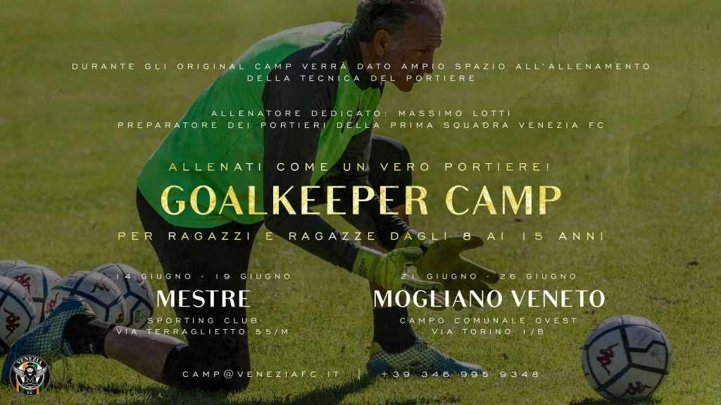 Allenati con Lotti ai Goalkeeper Camp del Venezia FC