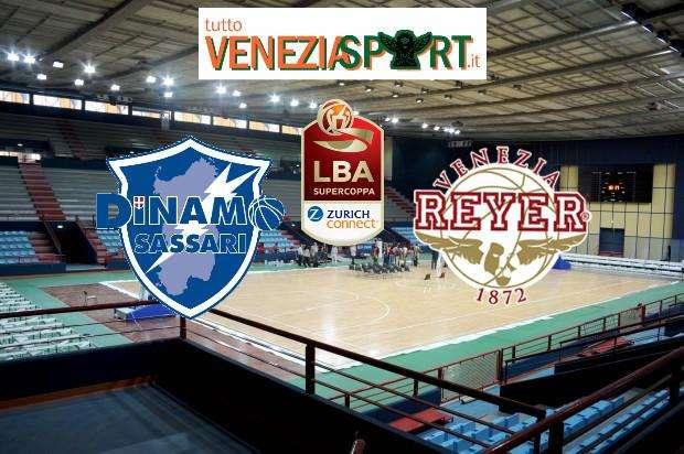 RELIVE SUPERCOPPA - Dinamo Sassari-Reyer (83-80) !!!!!FINALE PUNTO A PUNTO!!! OVERTIME. Vince Sassari con regalo finale degli arbitri 