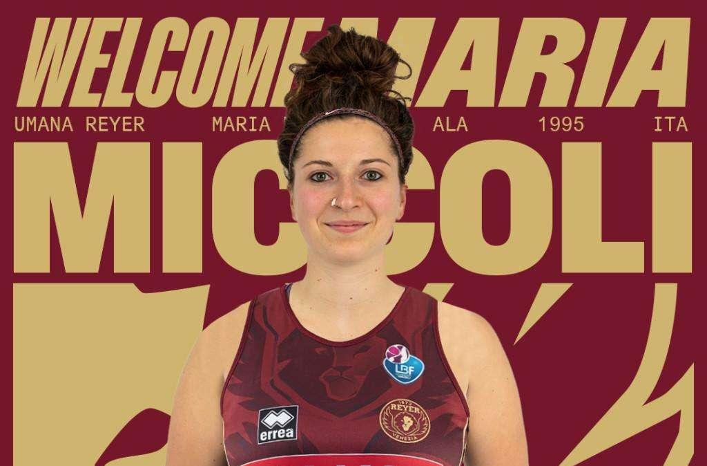 Reyer Femminile, ufficiale l'arrivo di Maria Miccoli da Ragusa