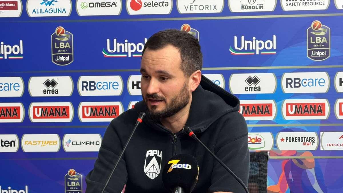 APU Udine, Vertemati: "Abbiamo giocato una grande partita, purtroppo non siamo riusciti a vincere"